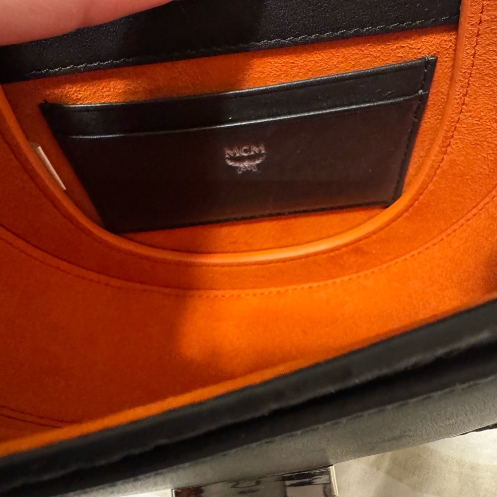 MCM (Black Visetos Patricia Mini Shoulder Bag) - Picture 10 of 14